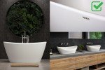 Luna Solid Surface Bathtub and Sinks 2